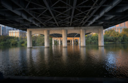 Austin colorado river underpass