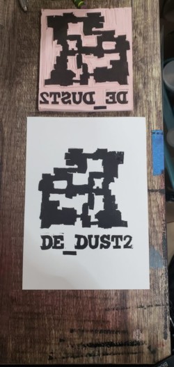 Counter Strike DE_Dust2 mini map
